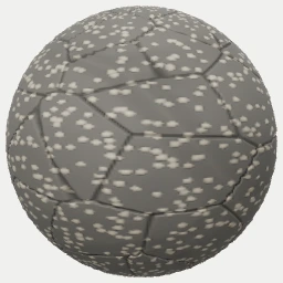 Rissiger Asphalt - 3D Kugel