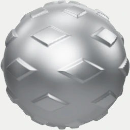 Riffelblech - 3D Kugel
