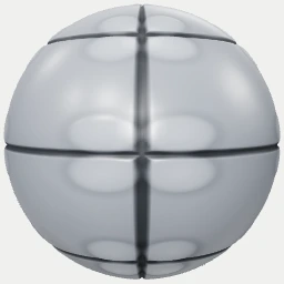 Panelplatte - 3D Kugel