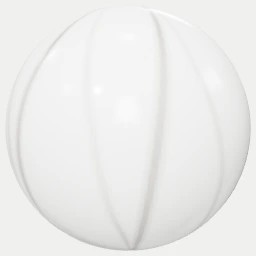 Carrara Marble - 3D Kugel