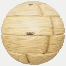Eichen-Bretterboden - 3D Kugel