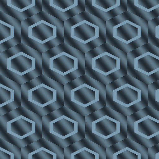 六边形波纹纹理生成器 预览